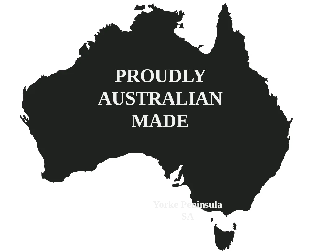 Image of Australia showing business is located on Yorke Peninsula