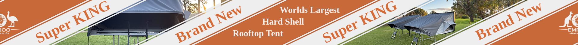 Banner showing off Super King rooftop tent